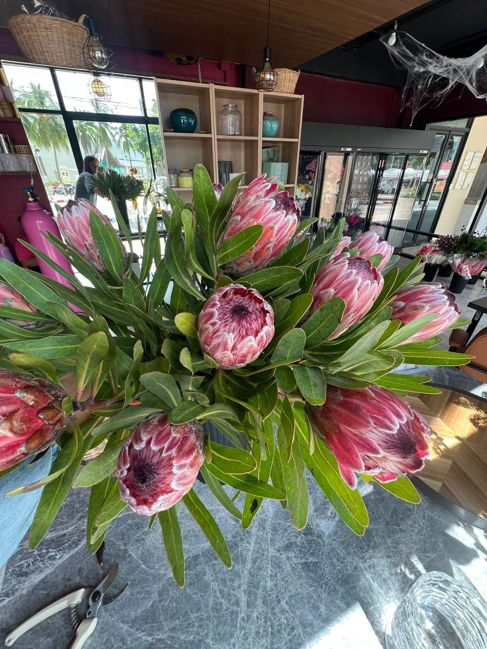 Tropical Light seasonal arrangement by Bloom Room Studio, Koh Samui
